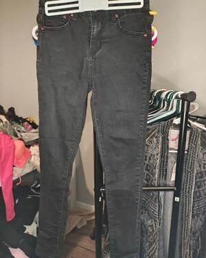 Monkey Ride Skinny Black Denim Jeans